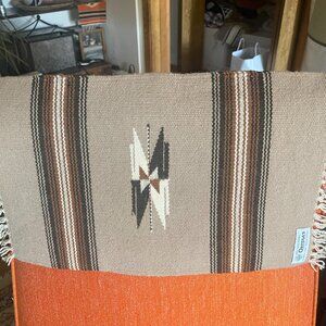 Chimayo Ortega Beige Geometric Weaving with Label